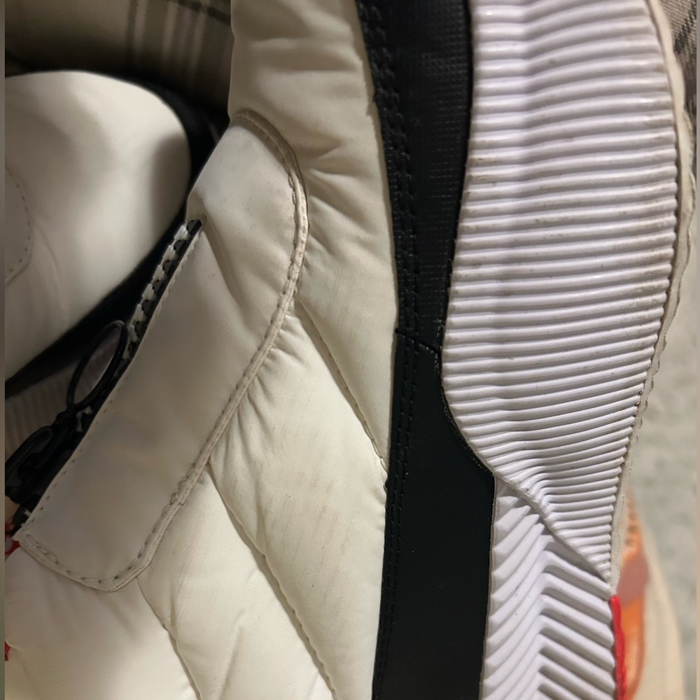 New Sorel Womens Out N About Puffy Zip Winter Boots -Orange /White/Black 7.5US - Picture 15 of 16